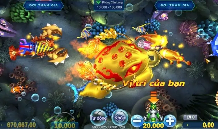 Các sinh vật trong game Bắn Cá Royal Fishing Tại HM88