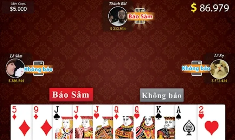 Bàn chơi Sâm Lốc Nhà Cái HM88