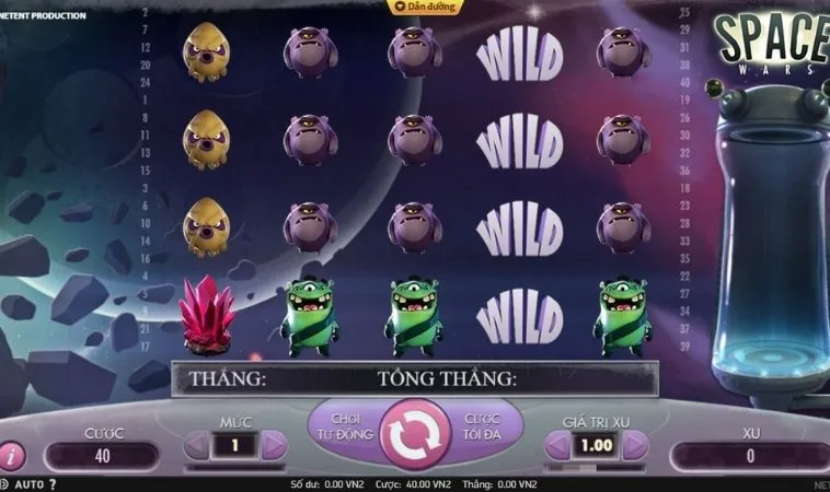 Giao diện chơi Nổ Hũ Vũ Trụ Tại HM88