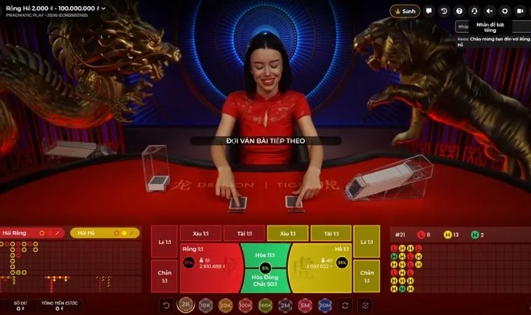Các cửa cược Dragon Tiger Tại HM88